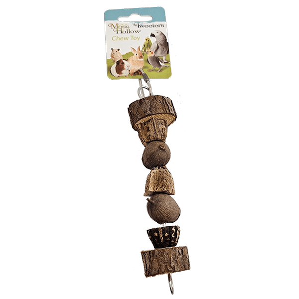 Moss Hollow & Tweeters Dumbbell Natural Dog Chew Toy - Durable Puppy Teething Chews for Aggressive Chewers, Interactive Play & Dental Health - Perfect for Small, Medium & Large Breed Dogs