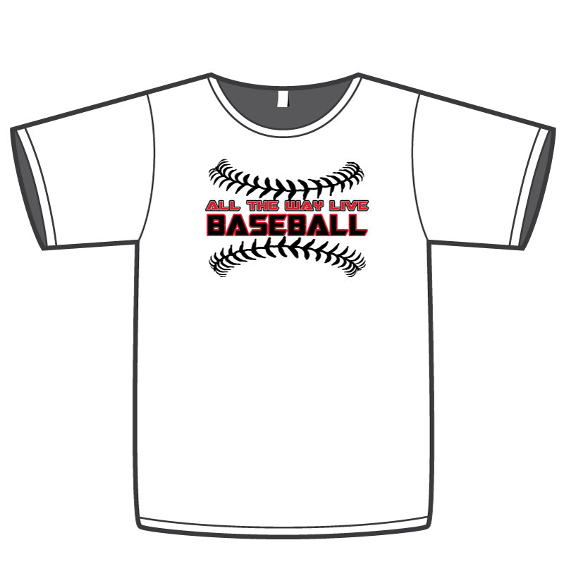 ATWL Baseball Jersey for Men - Black/Red Sublimated White Jersey - Perfect for Games, Practice & Fan Apparel