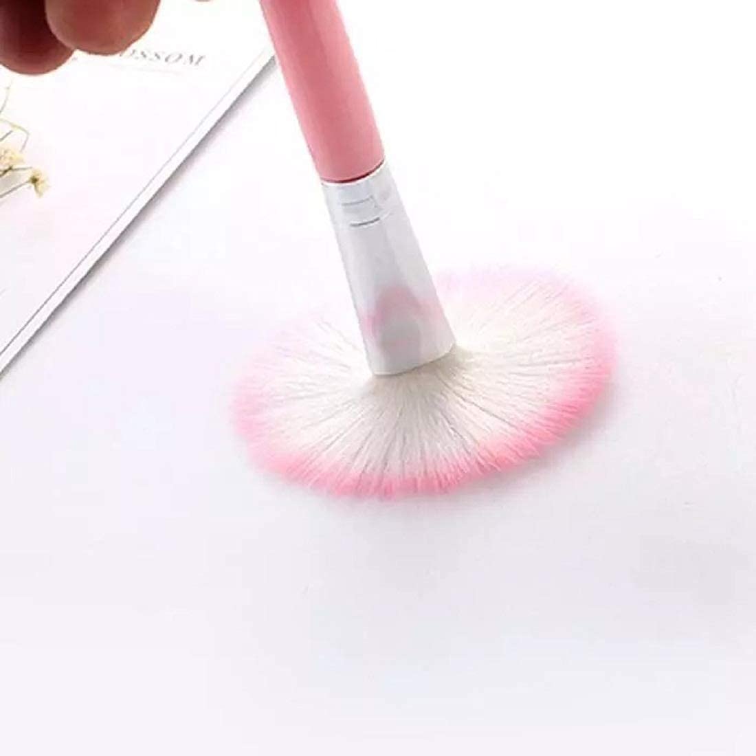GOLD MAX Pink Makeup Brushes & Blender for Women - Wedding, Travel, Office Use