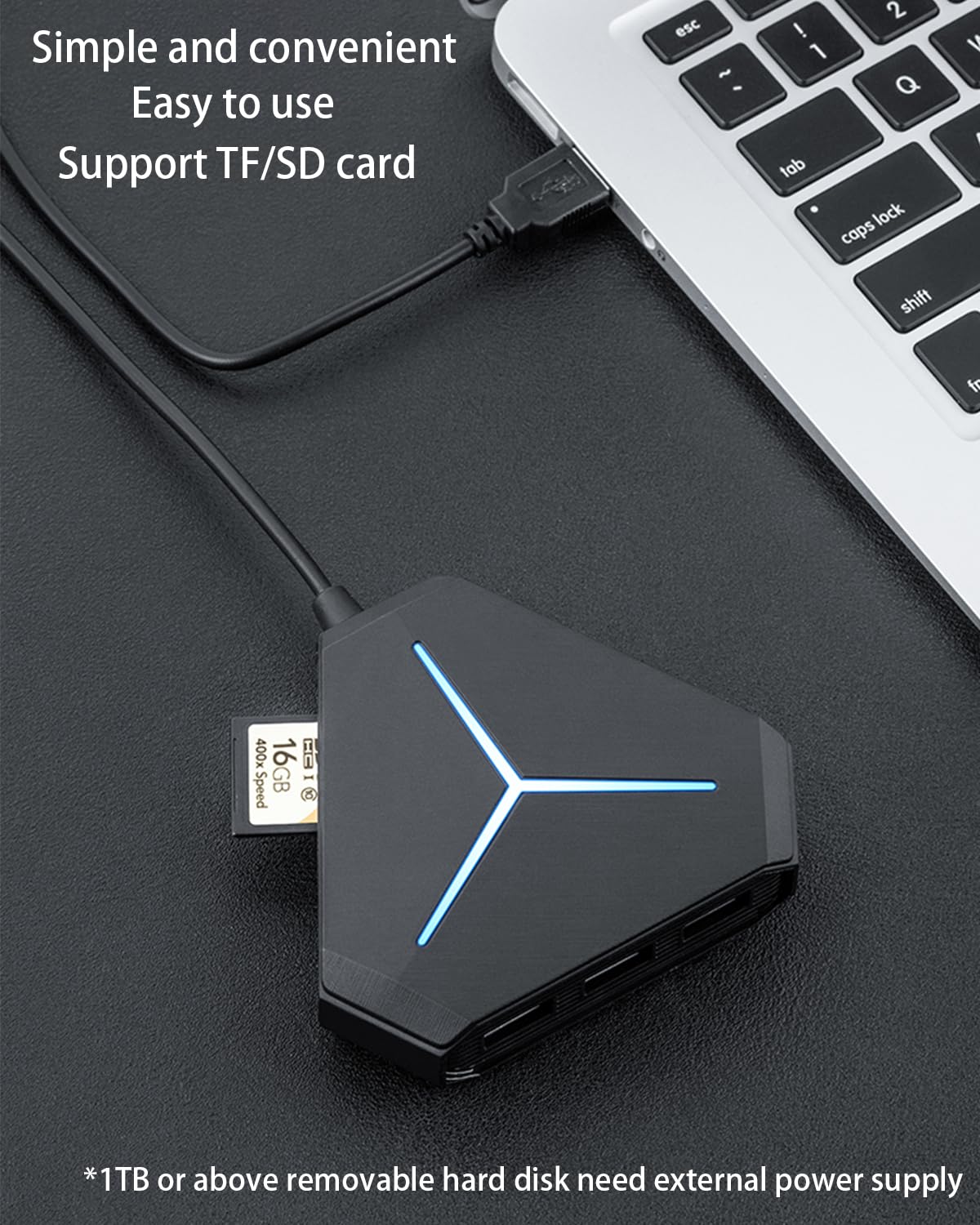 10-in-1 S24 USB Hub with Audio Adapter - 6 USB Ports & 3.5mm Headphone/Mic Jack - External Stereo Sound Card for Windows, Mac, Linux, PC, Laptops, Desktops & PS4 - Perfect for Home Office, Gaming & Multimedia Setups
