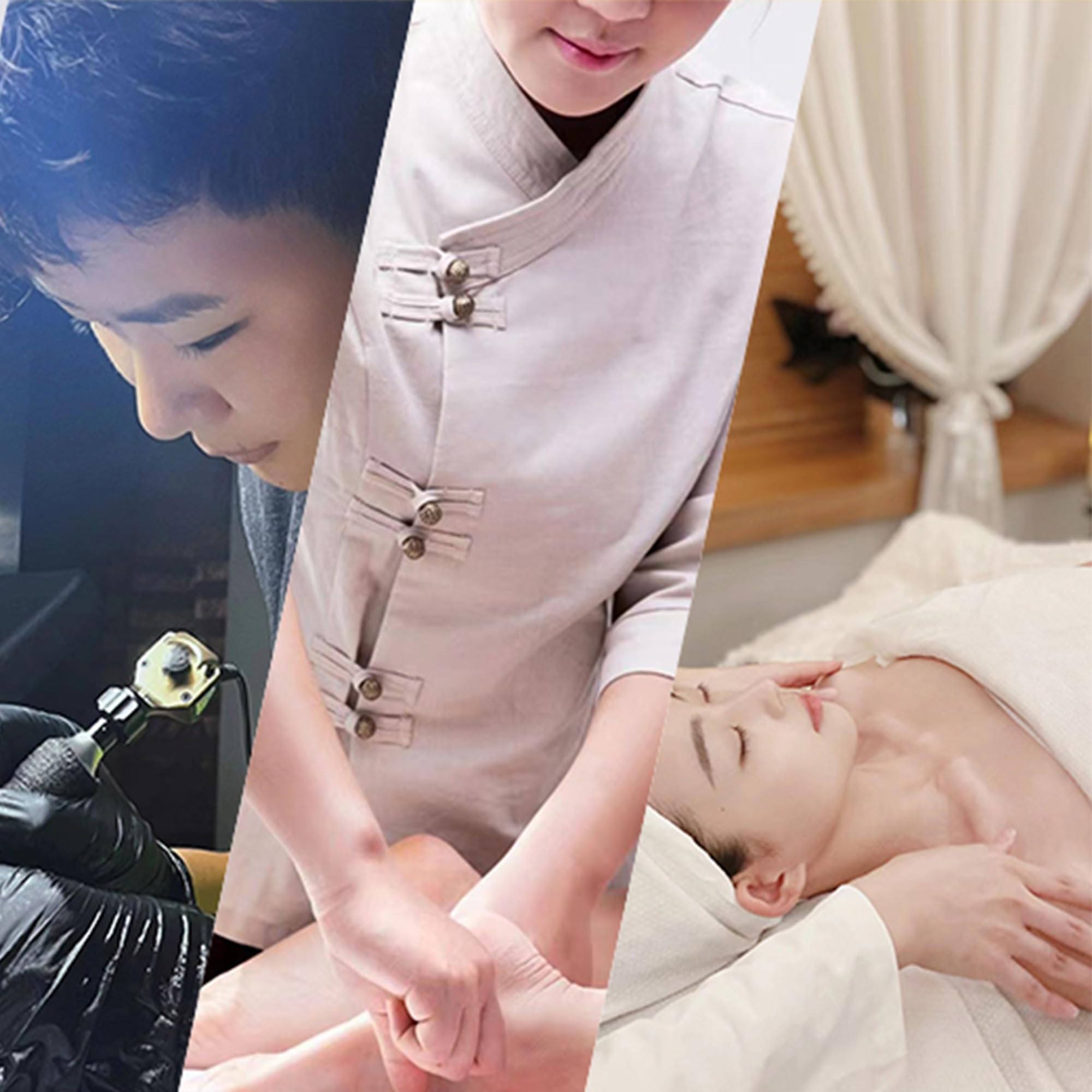 YOUNIKE Professional Portable Massage Table - Lightweight Aluminum Folding Lash Bed for Eyelash Extensions, Facial Spa & Tattoo - Height Adjustable Beauty Salon & Home Use - Perfect for Therapists, Estheticians & Tattoo Artists (Black)