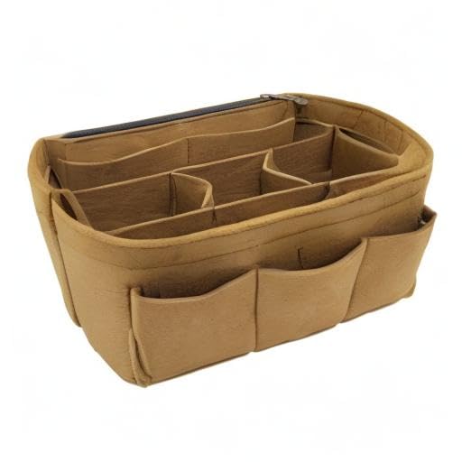 LEXSION Felt Purse Insert Organizer - Handbag Organizer for LV Speedy & Neverfull - Perfect for Travel, Work & Daily Use