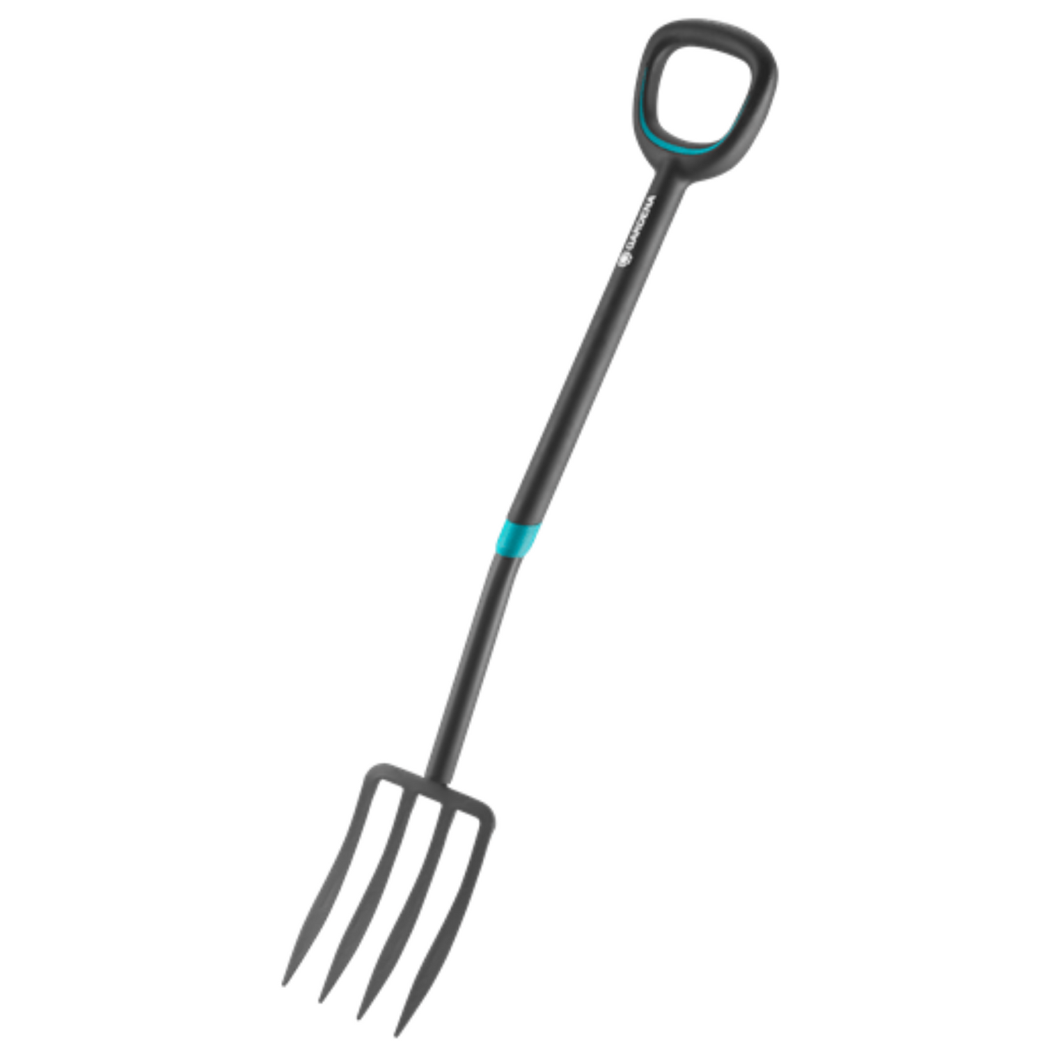Gardena ErgoLine Garden Fork - 117 cm Stainless Steel Digging Tool with Ergonomic Handle for Easy Gardening - Perfect for Soil Aeration, Compost Turning, and Planting in Your Backyard or Allotment