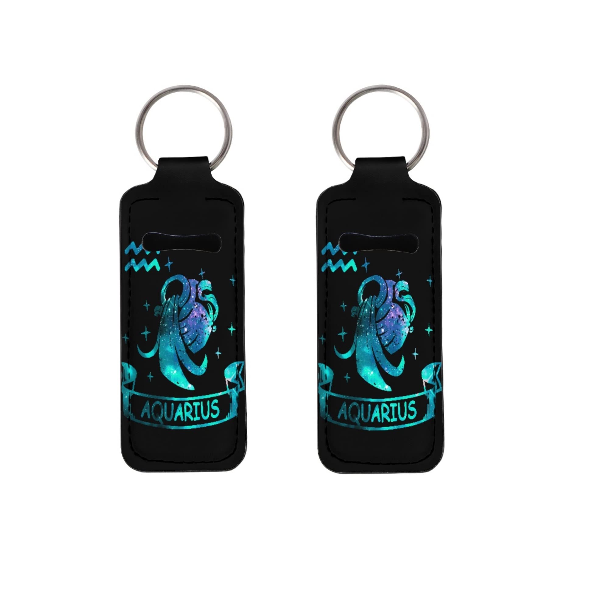 Dajingkj Lip Balm Holder Keychain - Portable Lipstick Case with Metal Ring, Chapstick Gloss Organizer for Purse & Backpack - Perfect for Travel, Gym, and Everyday Use