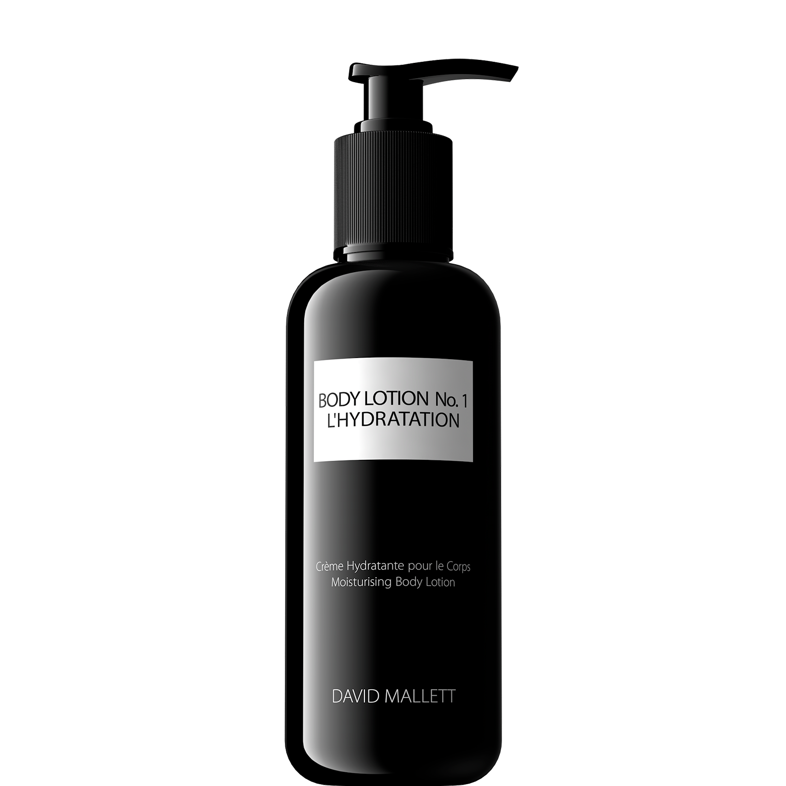 David Mallett No.1 Hydrating Body Lotion - 250ml | Ultra Moisturizing for Dry Skin | Perfect for Daily Hydration & Post-Shower Care