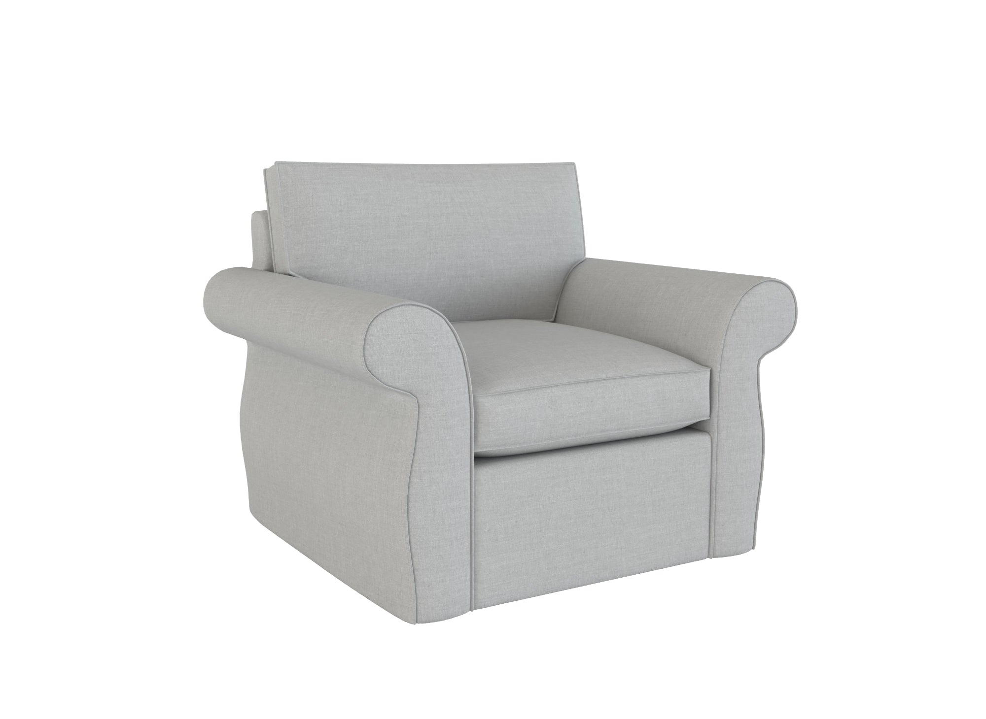 PB Pearce Roll Arm Chair Slipcover - Stretchable Sofa Cover Protector for Living Room Furniture - Perfect for Home Decor, Pet Protection & Daily Use