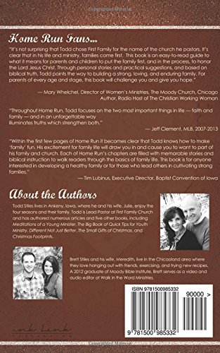 Home Run: Inspiring Family Stories, Baseball Lessons & Psalm 128 Devotional - Perfect for Christian Families, Youth Groups & Baseball Fans