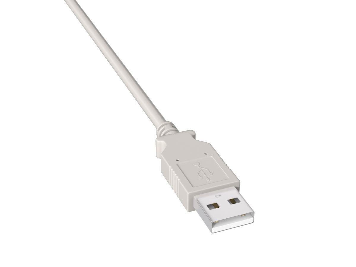 CableLeader 15ft USB 2.0 Printer Cable - A Male to B Male High Speed Data Sync Cord for Printers, Scanners & Audio Interfaces | Durable White USB Cable for Office & Home Use