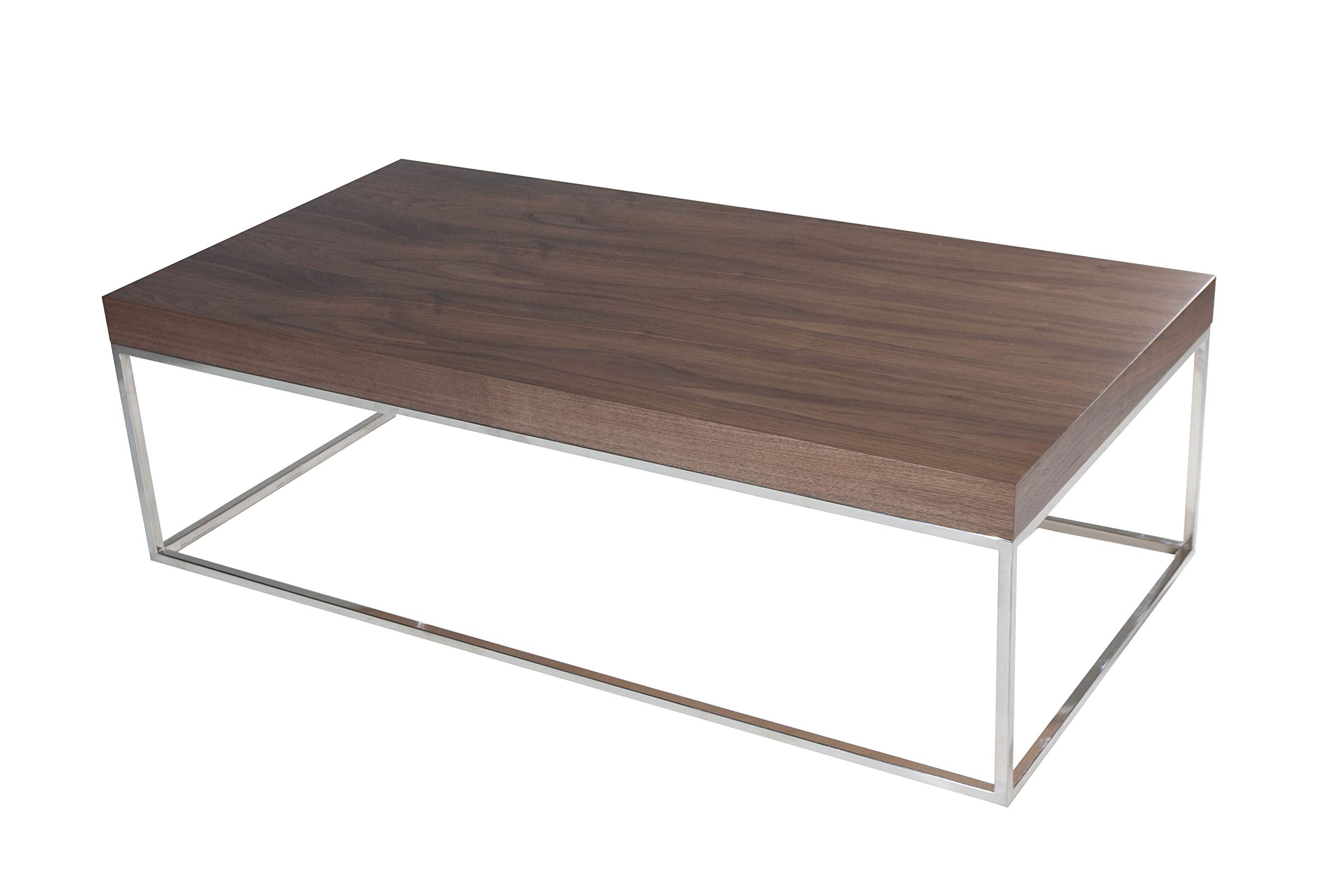 Fred Coffee Table, Brown - Modern Wooden Living Room Furniture for Small Spaces, Home Decor & Entertainment