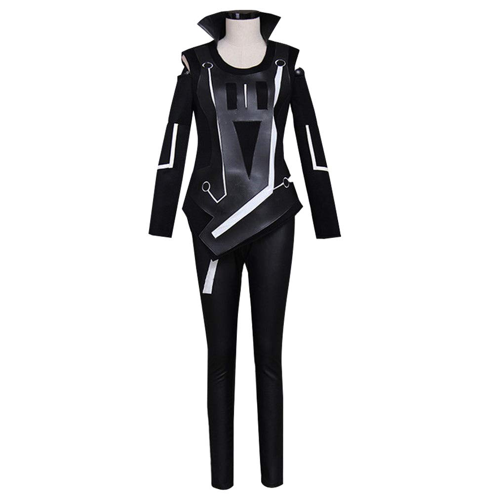 Black Women's Jumpsuit Cosplay Costume - Full Set Halloween Outfit for Adult Women | Perfect for Cosplay Events, Halloween Parties & Themed Dress-Up Nights
