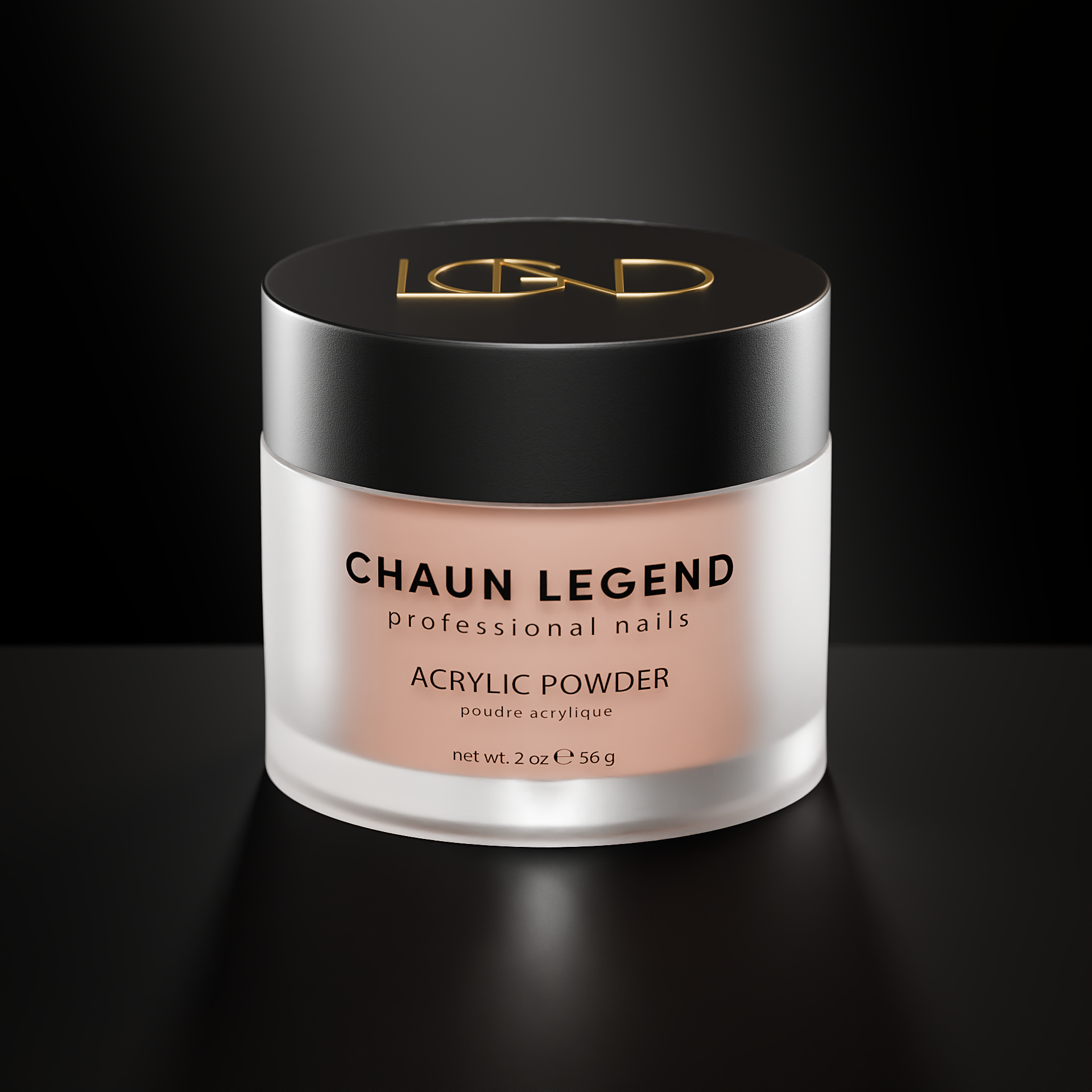 Chaun Legend Acrylic Powder 2oz (135 Melted Honey) - Professional Nail Art Dip Powder for Salon & DIY Manicure, Long-Lasting & Easy to Apply - Perfect for Home Use, Nail Salons & Gift Giving