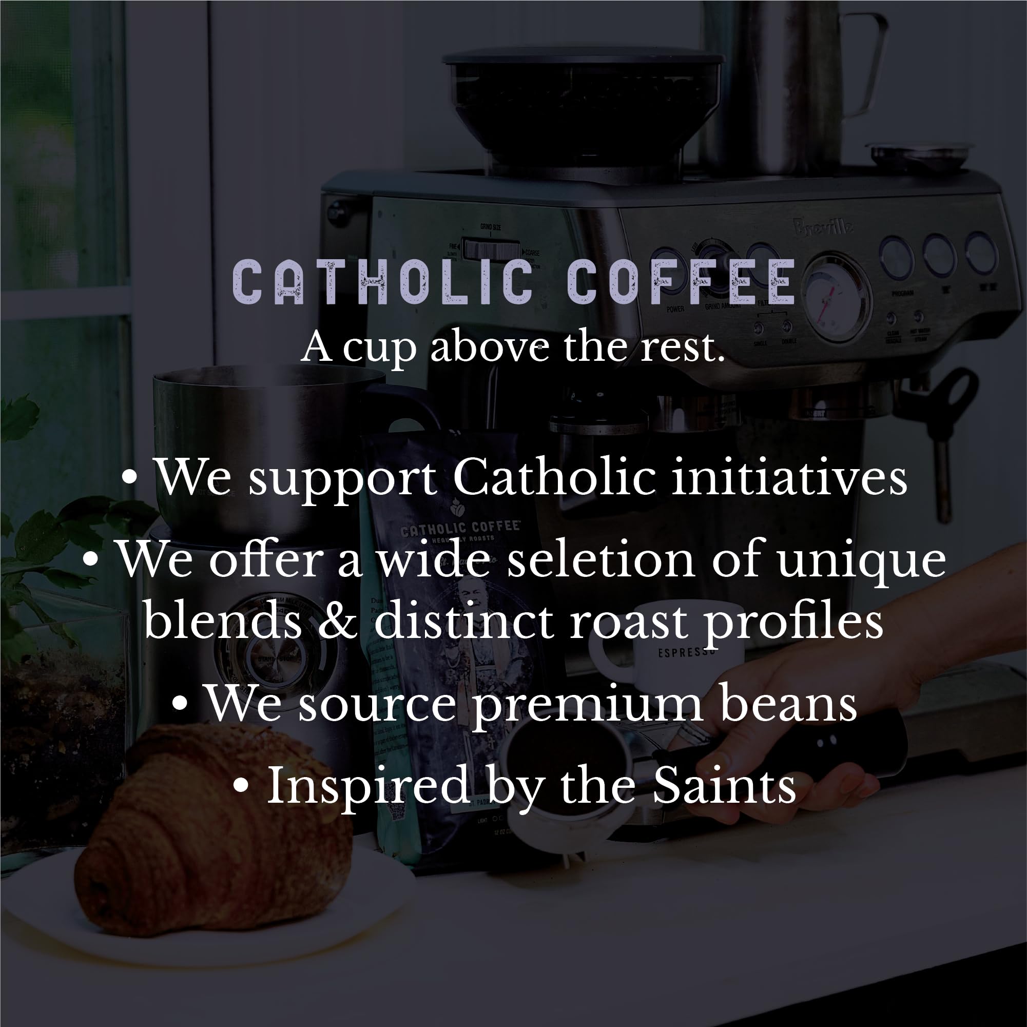 St. Peter Parish Arabica Coffee Whole Bean - Small-Batch Craft Coffee for Catholic Faithful & Coffee Lovers - Perfect for Morning Brew, Church Events & Thoughtful Gifts