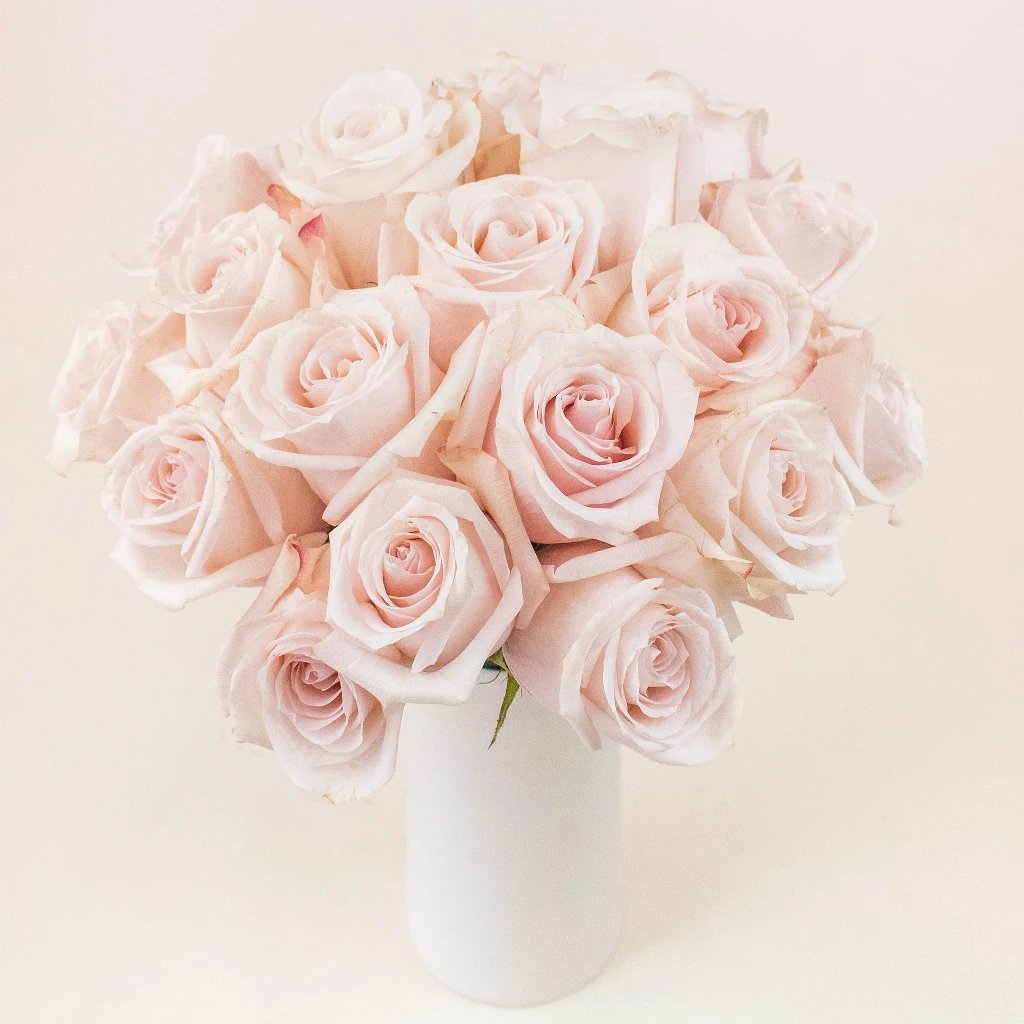Blushing Beauty Poma Rosa Roses - Premium Artificial Silk Flowers for Home Decor, Wedding Bouquets, and Romantic Gifts