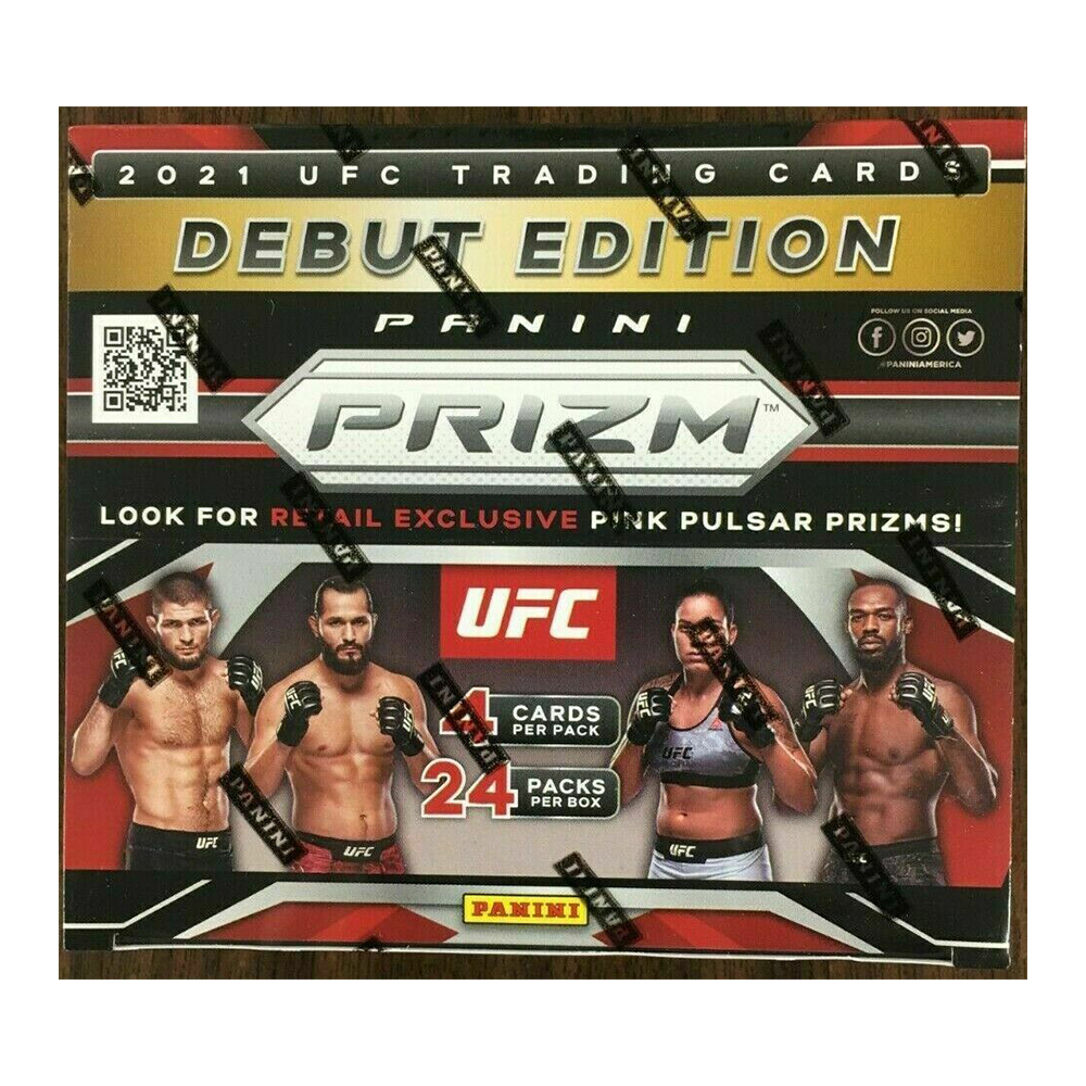 2021 Panini Prizm UFC Trading Cards Retail Box - Collectible Sports Cards for UFC Fans & Fight Memorabilia Enthusiasts (Perfect for Collecting, Trading, and Displaying)
