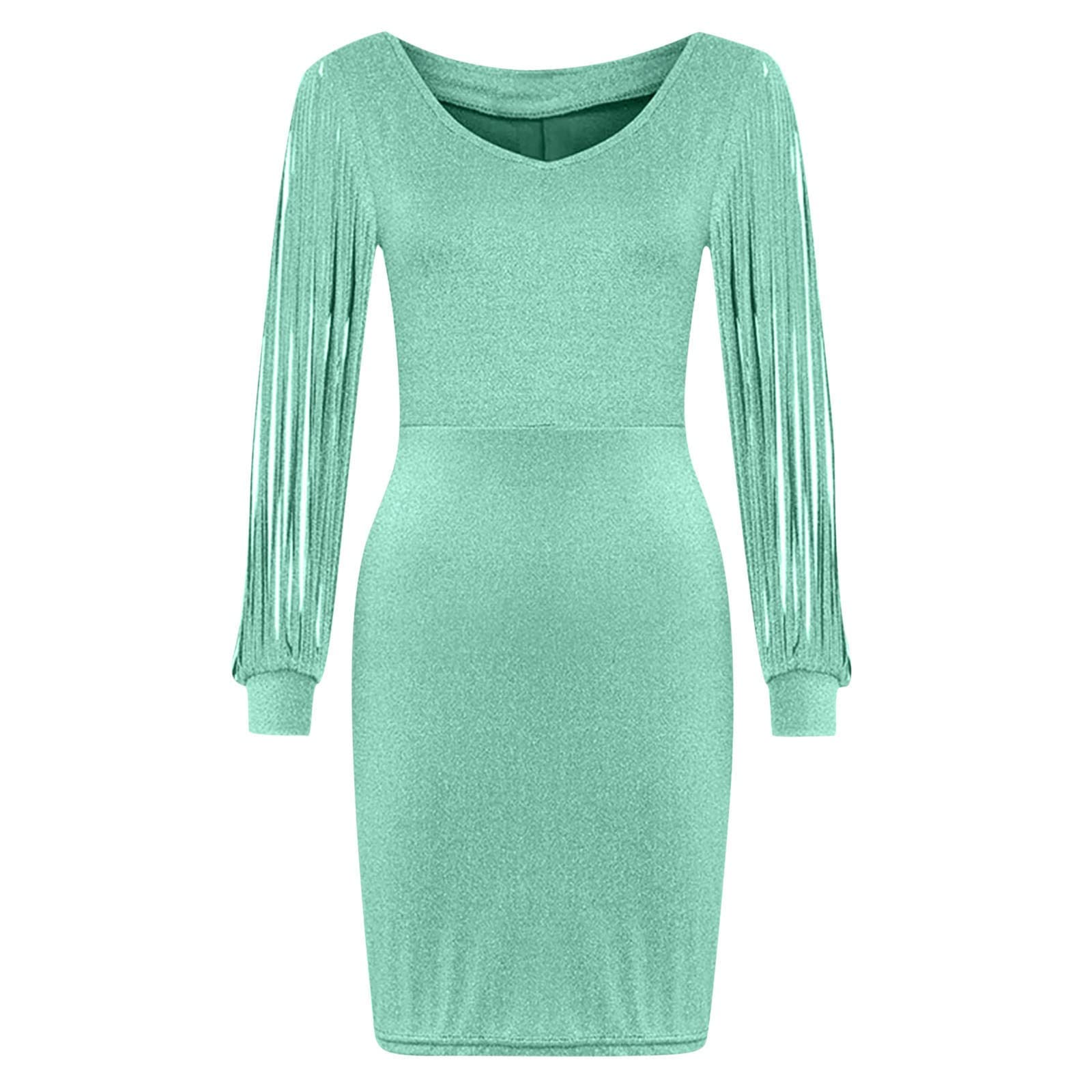 Sexy Women's Party Dress with Solid Sequined Stitching - Shining Club Sheath Long Maxi Dress for Summer Nights, Evening Events & Special Occasions