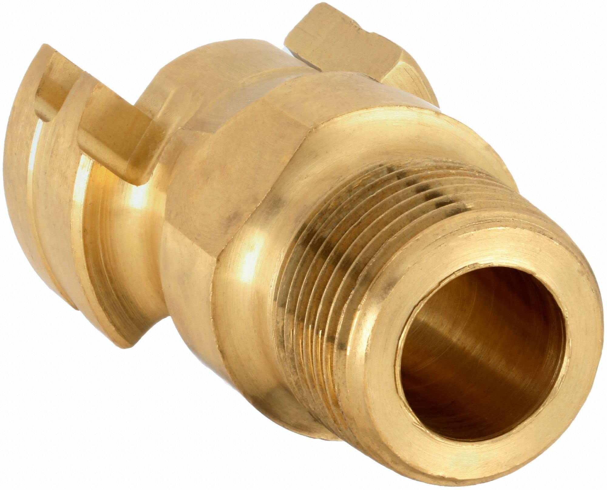 Dixon Brass Thor Quick Coupler Plug - P4M6-B - Heavy Duty Hydraulic Coupling for Construction Equipment & Farm Machinery