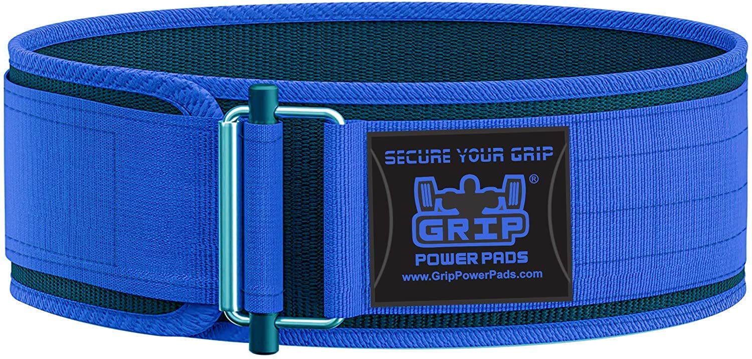 4 Inch Wide Grip Power Pads Weight Lifting Belt for Olympic Lifting - Medium (32