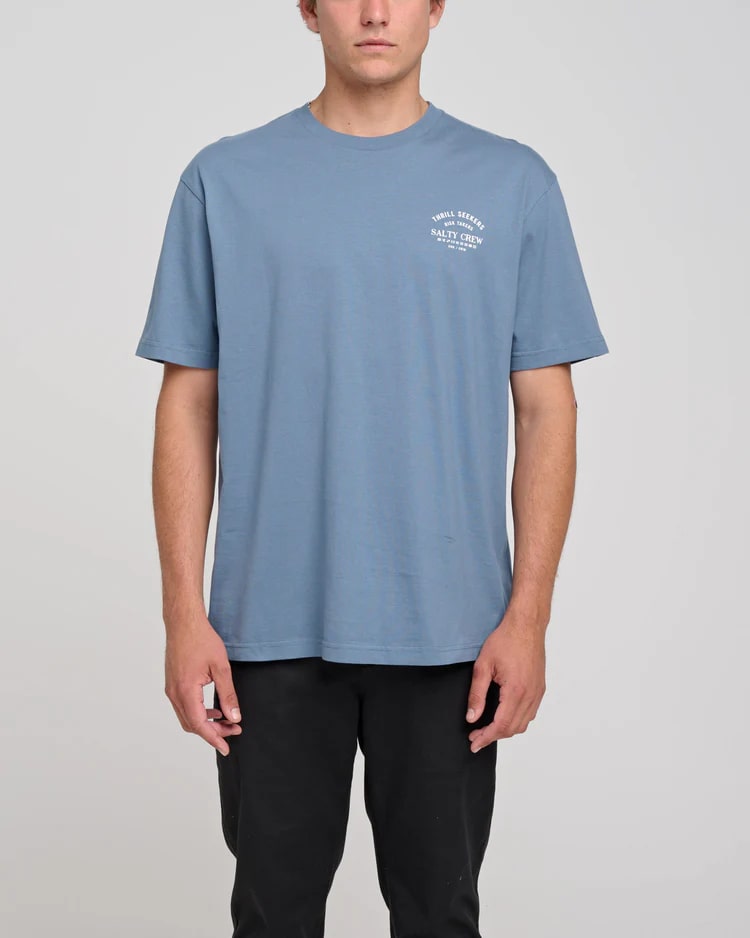 Salty Crew Buggin Out Premium T-Shirt - Comfortable & Stylish Men's Graphic Tee for Fishing, Beach & Outdoor Adventures