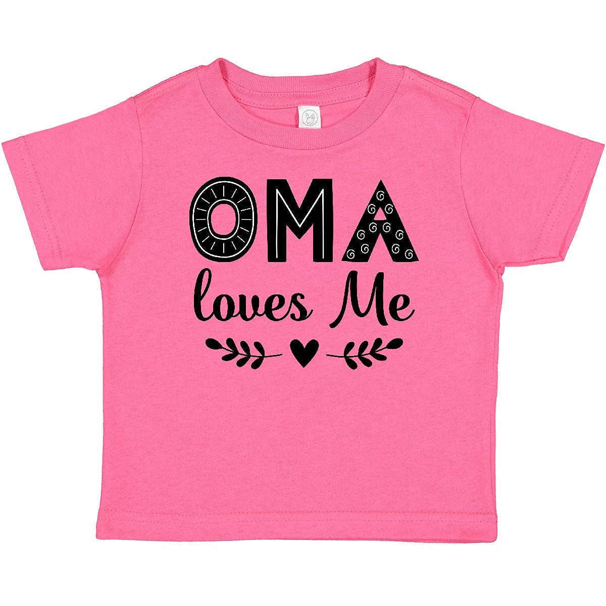 Inktastic Oma Baby Clothes - Soft Cotton Baby T-Shirt for Boys & Girls | Cute Infant & Toddler Outfit for Everyday Wear, Family Photos & Special Occasions