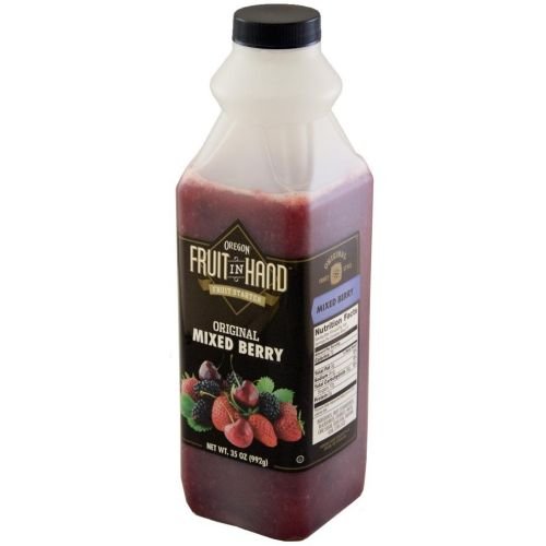 Organic Mixed Berry Pourable Fruit Puree - 35oz (6-Pack) | All-Natural Smoothie Ingredient, Yogurt Topping & Baking Mix for Healthy Snacks & Desserts