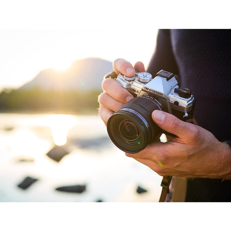 Olympus OM-5 Silver Mirrorless Camera - 50MP High Resolution, Micro Four Thirds System, Compact & Lightweight for Travel, Street & Portrait Photography