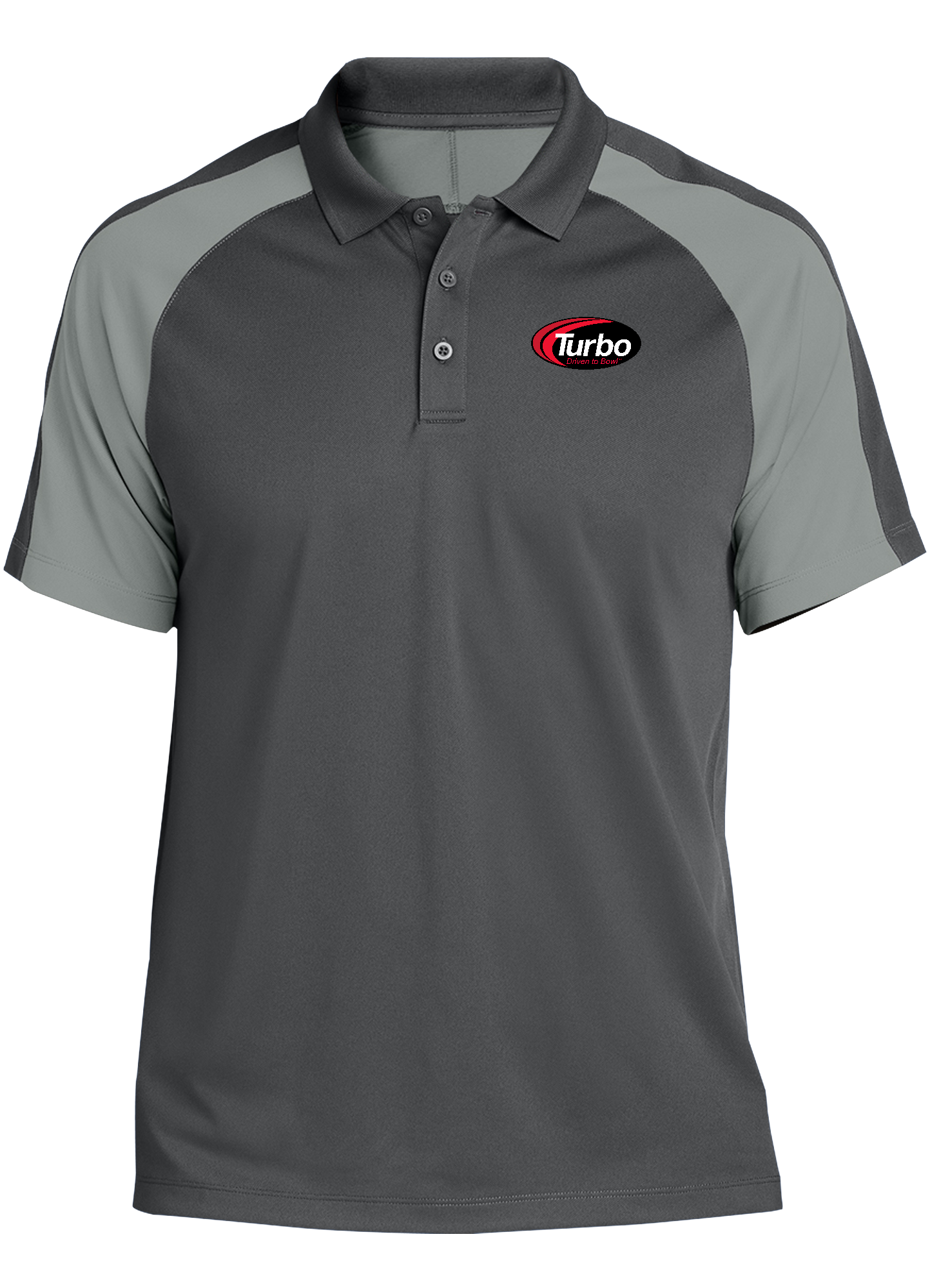 Turbo Tournament Performance Polo Shirt for Men - Breathable & Moisture-Wicking Golf & Tennis Shirt in Gray - Perfect for Sports, Casual Wear & Outdoor Activities