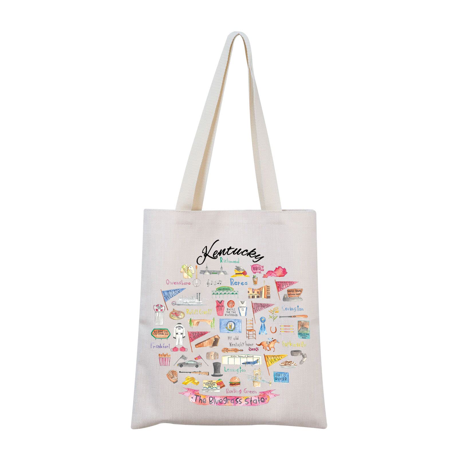 MNIGIU Kentucky Tote Bag - Premium Kentucky Souvenir Gift & Travel Tote for Women - Perfect for Shopping, Beach Trips & Daily Use