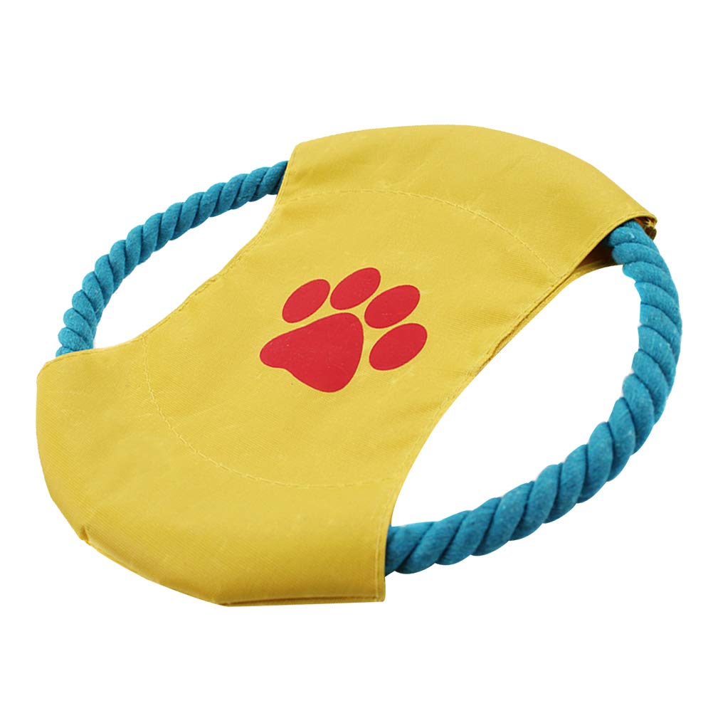 1PC Durable Bite-Resistant Flying Disc Dog Toy - Interactive Fetch & Training Toy for Golden Retrievers, Samoyeds - Random Color (Great for Outdoor Play, Beach, Park & Backyard Fun)