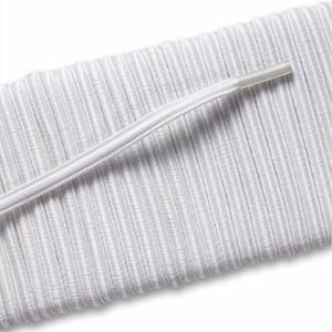 Elastic Dress Shoelaces - White (2 Pair Pack) | No-Tie Stretch Laces for Dress Shoes, Comfortable & Secure Fit | Perfect for Work, School & Formal Events