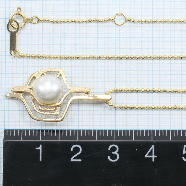 18K Yellow Gold Pearl Necklace for Women - Elegant Bridal Jewelry, Wedding Gift & Anniversary Present - Perfect for Formal Events, Date Nights & Special Occasions
