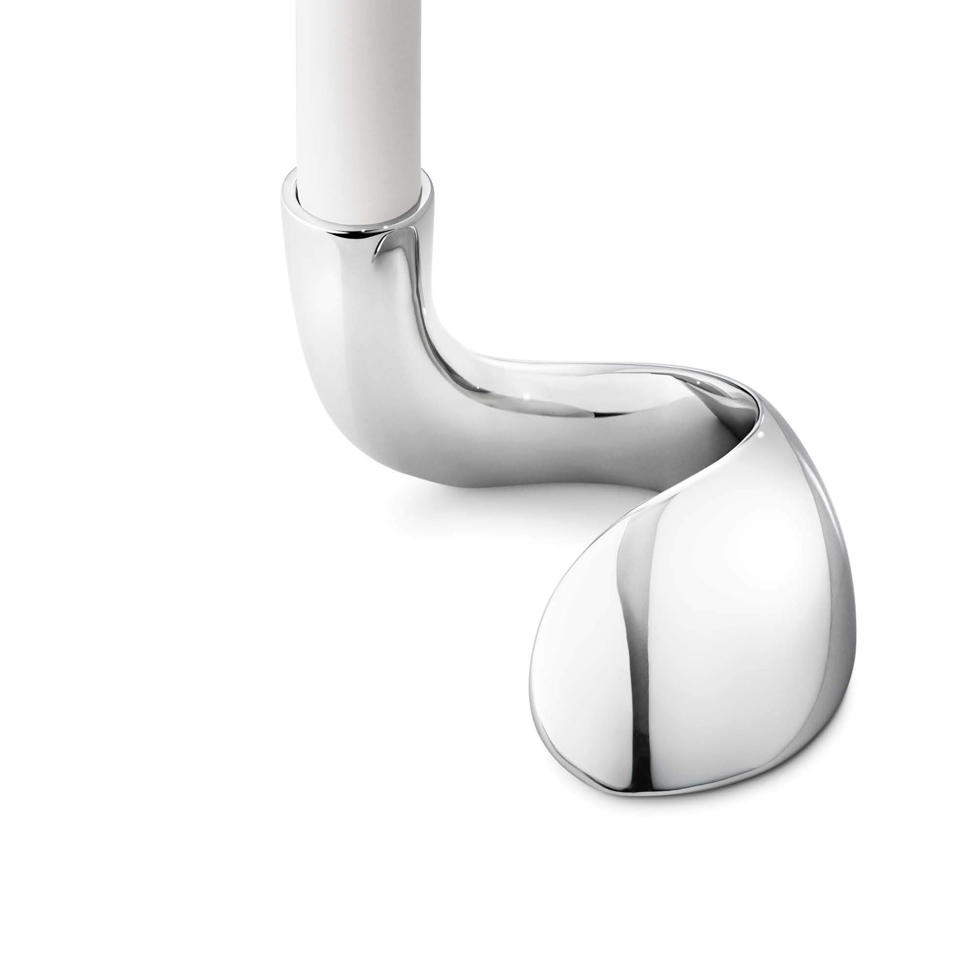 Georg Jensen Bloom Candle Holder Set of 2 - Modern Scandinavian Home Decor for Dining Table, Wedding Centerpiece & Living Room Ambiance