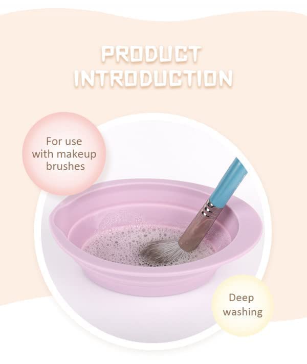 VATTU Eco-Friendly Silicone Makeup Brush Cleaning Pad - Professional Makeup Brush Cleaner Tool for Foundation, Eyeshadow & Blush Brushes - Perfect for Home & Salon Use