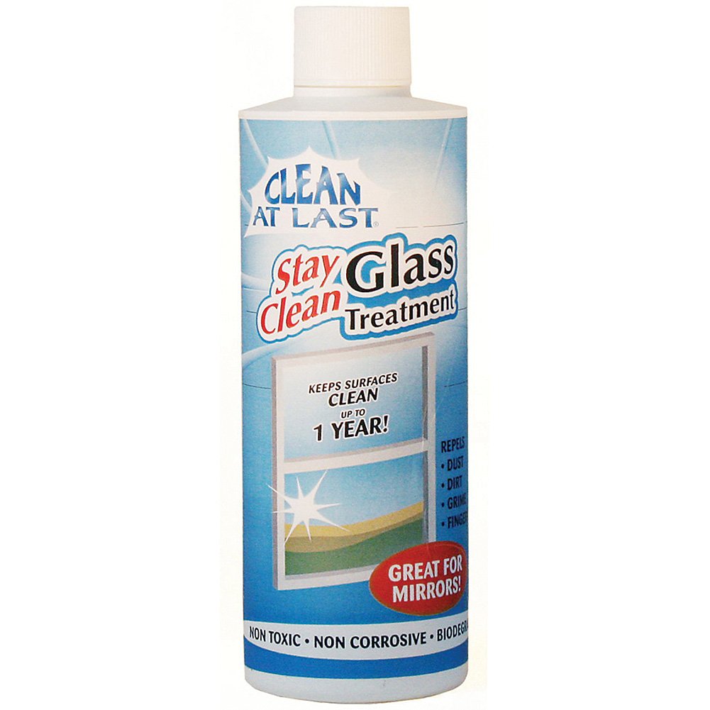 Stay Clean Glass Treatment 8oz - Premium Glass Cleaner for Streak-Free Shine | Perfect for Windows, Mirrors, and Auto Glass