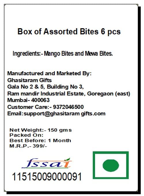 Premium Diwali Gift Box - Assorted Indian Sweets & Bites (6-Piece Set) | Perfect for Bhaidhooj, Festive Gifting & Family Celebrations