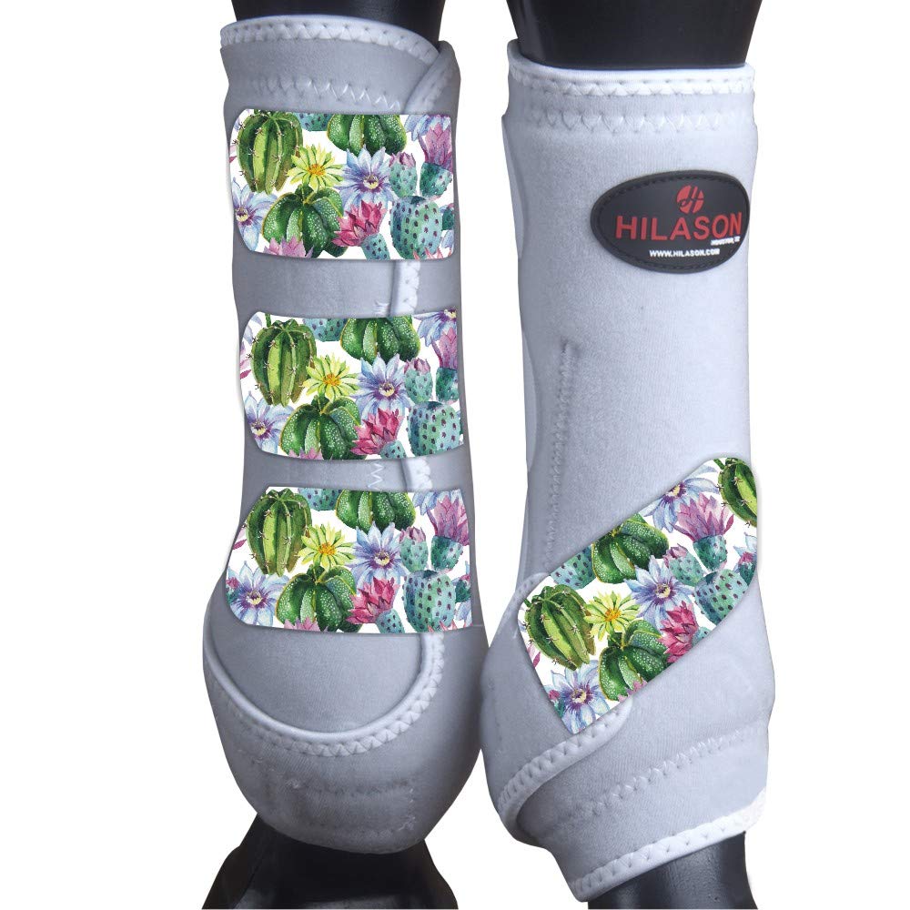 HILASON Horse Sports Medicine Boots for Rear Hind Legs - Small Size | Breathable & Durable Horse Leg Protection | Perfect for Riding, Training & Injury Recovery