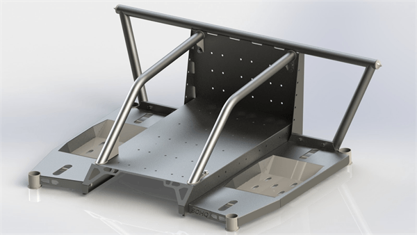 2005-2023 Toyota Tacoma SDHQ Built-In Bed Chase Rack - Heavy Duty Off-Road Truck Accessory for Overlanding & Adventure Gear Storage