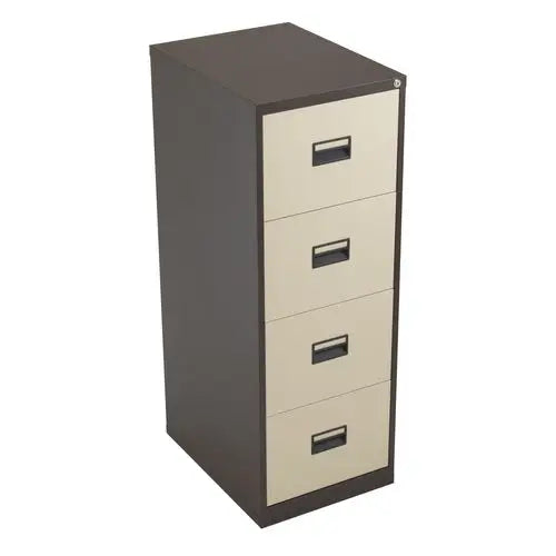 Metal File Cabinet with Lock - 2 Drawer Letter Size File Cabinet for Office, Home, or School - Secure Document Storage Organizer for Files, Folders, and Office Supplies
