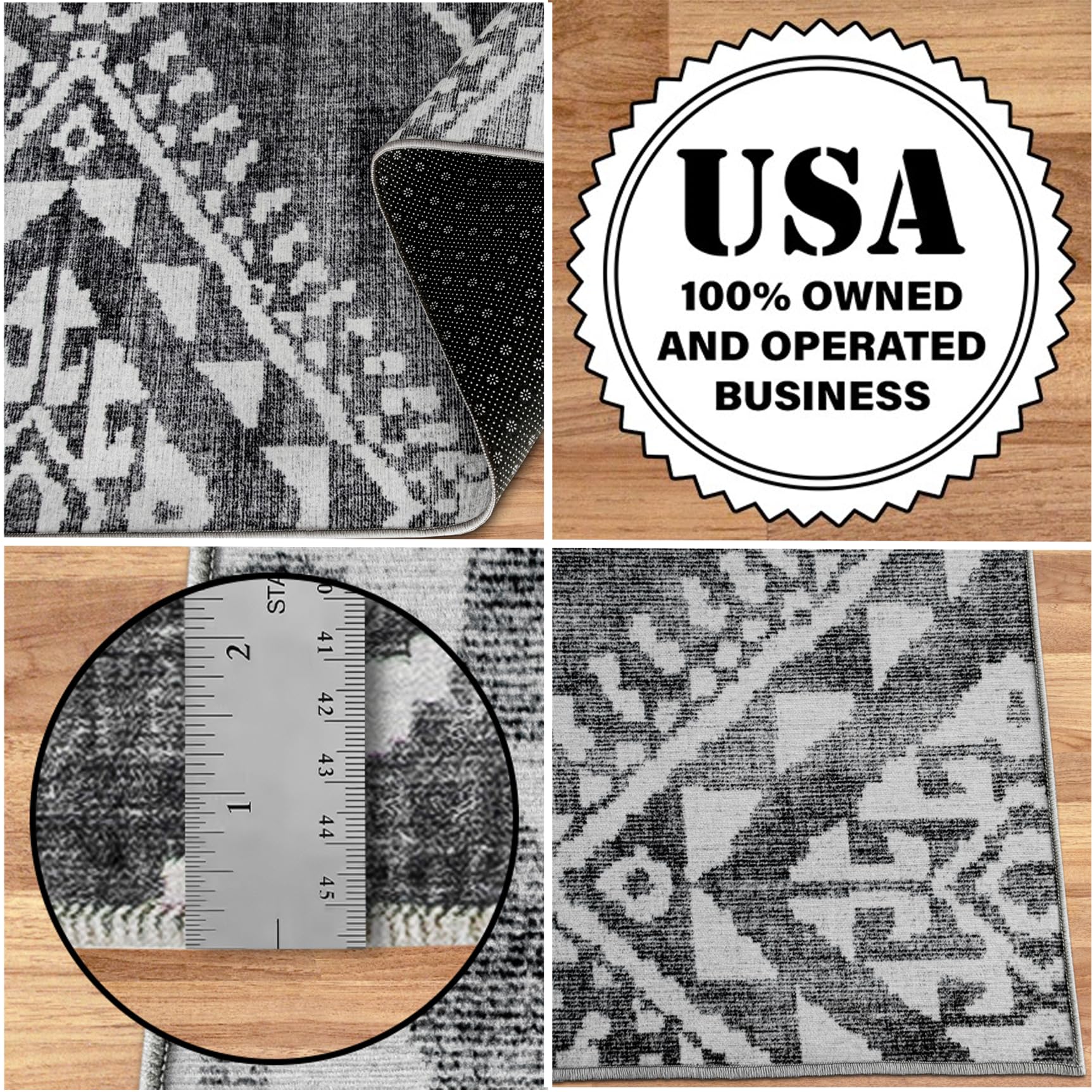 Machine Washable Area Rug 7'6