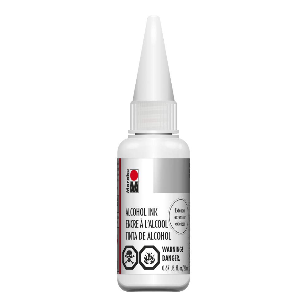 MARABU Alcohol Ink Extender - Clear Medium for Blending & Extending Alcohol Inks | Perfect for DIY Crafts, Mixed Media Art & Alcohol Ink Painting Techniques