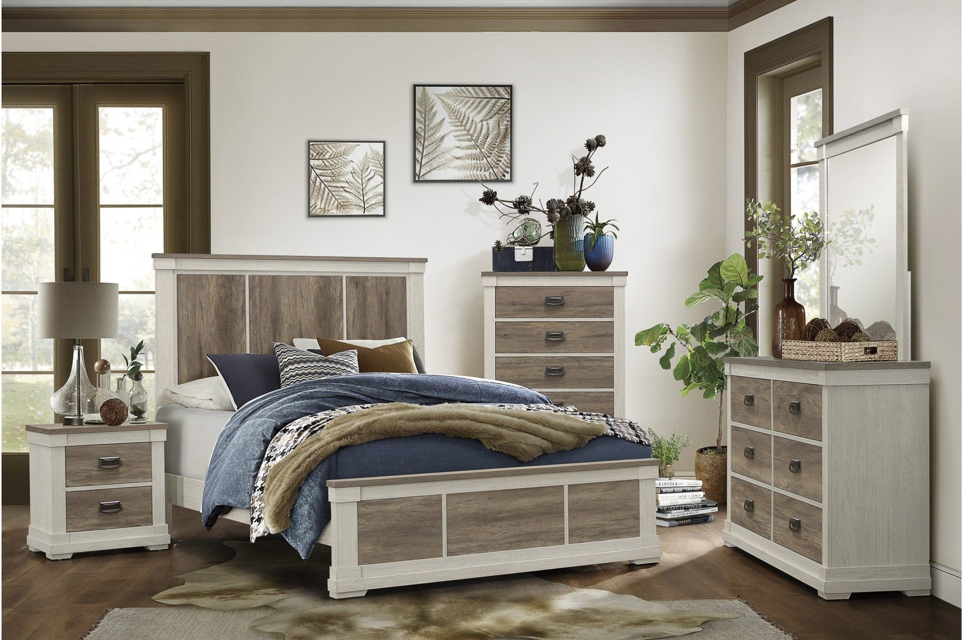 Arcadia Bedroom Collection - Modern Bedroom Furniture Set with Nightstand & Dresser for Cozy Home Decor | Perfect for Master Bedroom, Guest Room & Apartment Living