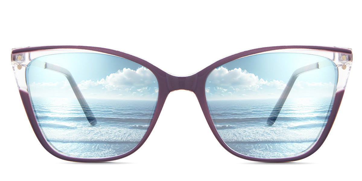 Mila Women's Prescription Tinted Glasses - Stylish & UV Protection for Work, Driving & Outdoor Activities