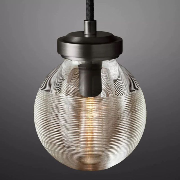 Augety Spherical Modern Pendant Light - Sleek Minimalist Ceiling Fixture for Living Room, Bedroom, or Dining Room Decor