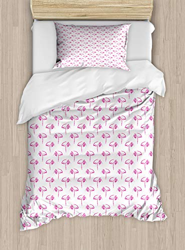 Hot Pink and White