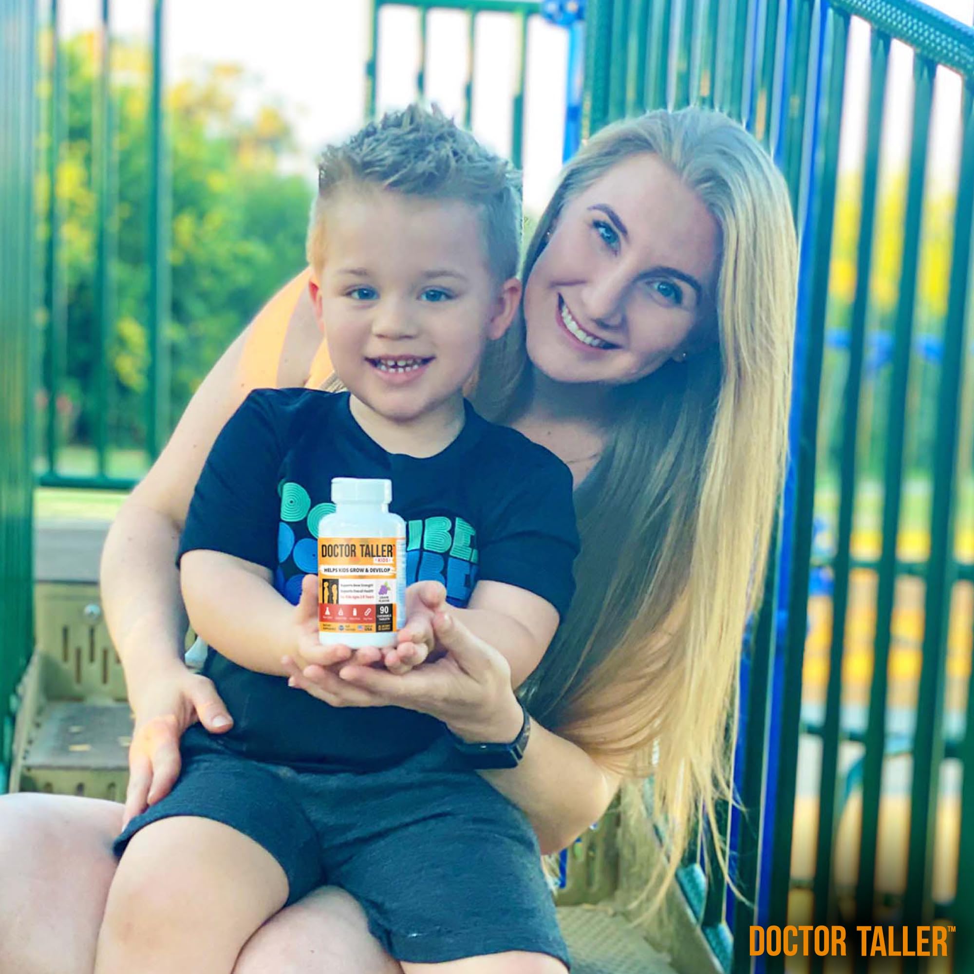 Doctor Taller Kids Height Growth Supplement - Multivitamins, Calcium & Minerals for Children Ages 2-9 | Grape Flavor Gummies | Supports Bone Development & Healthy Growth | 6 Pack (9 Month Supply) | Perfect for Picky Eaters & Active Kids