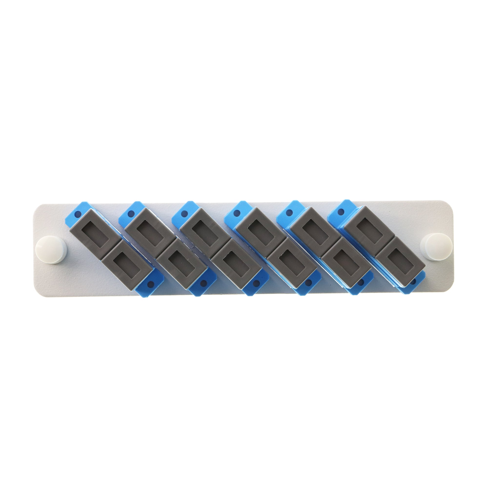 AFL C219604 Angled Single Mode SC 6 Duplex 12 Fiber Loaded Optic Adapter Plate - High-Speed Data Center & Telecom Network Connectivity Solution