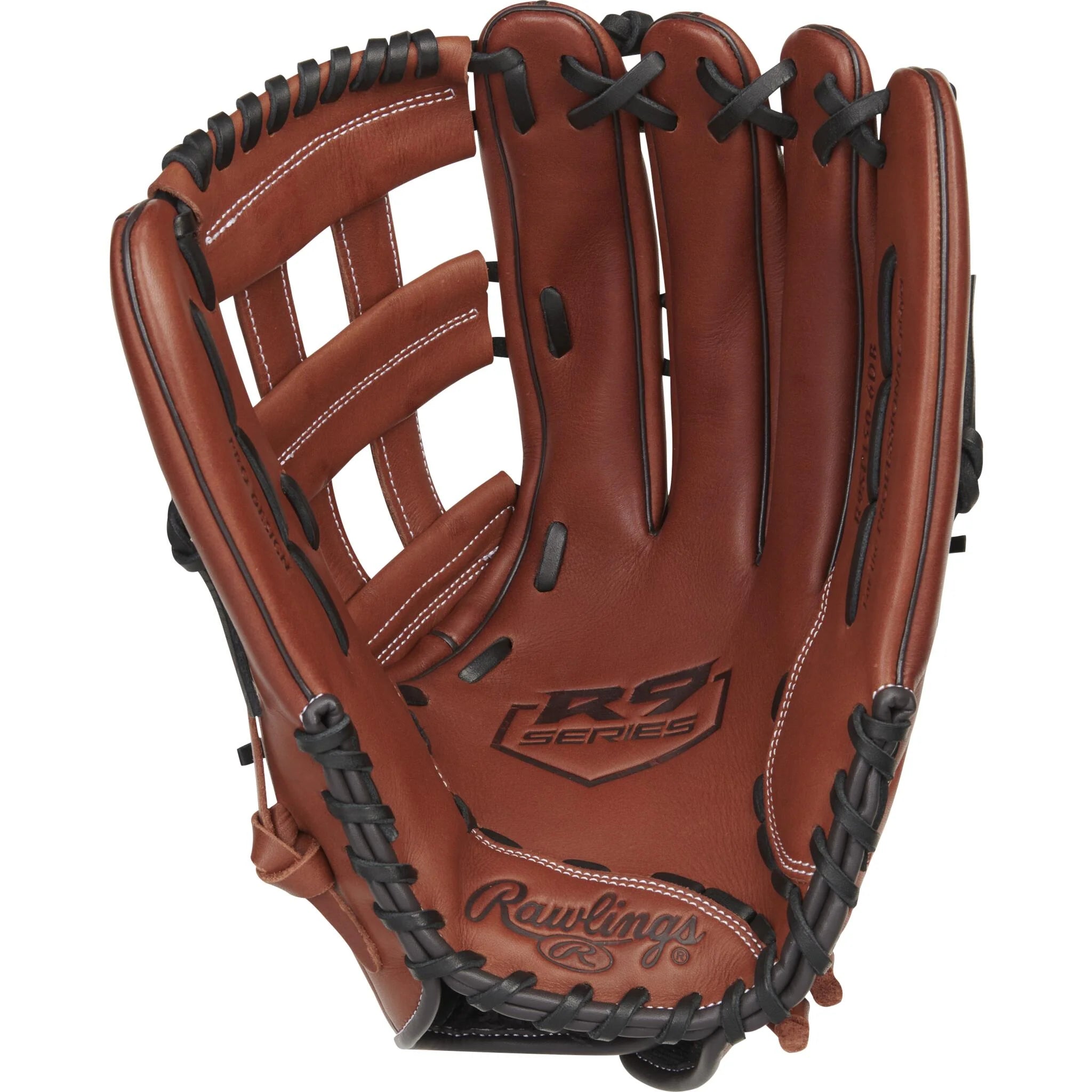 Rawlings R9 Series 14 Inch Slow Pitch Softball Glove - Premium Leather Mitt for Adult Players, Game & Practice Use