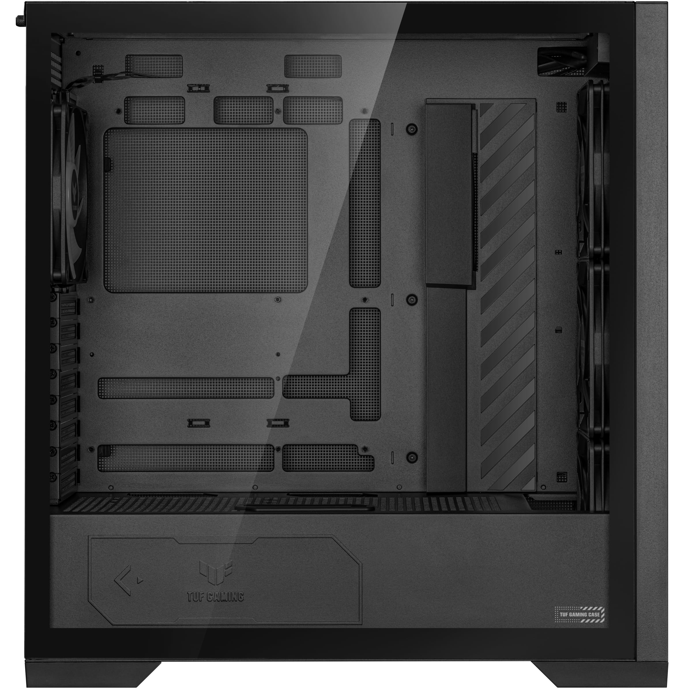ASUS TUF Gaming GT302 ARGB ATX Mid-Tower PC Case with 4x140mm ARGB Fans - High Airflow & Static Pressure, Interchangeable Side Panel, Detachable Top Panel, Hidden-Connector MB Support - Perfect for Gaming Rigs & High-Performance PC Builds