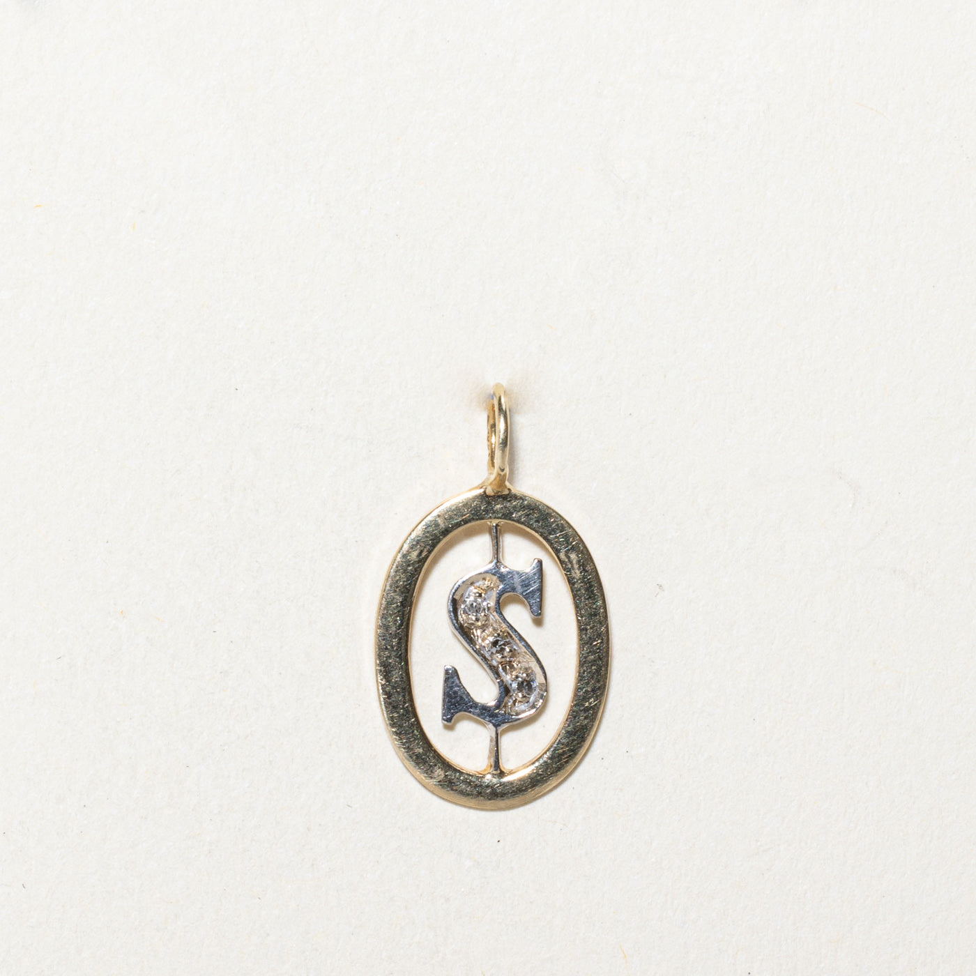 Diamond 'S' Initial Pendant Necklace - 0.03 Carat Total Weight | Elegant Personalized Jewelry Gift for Women | Perfect for Birthdays, Anniversaries & Special Occasions