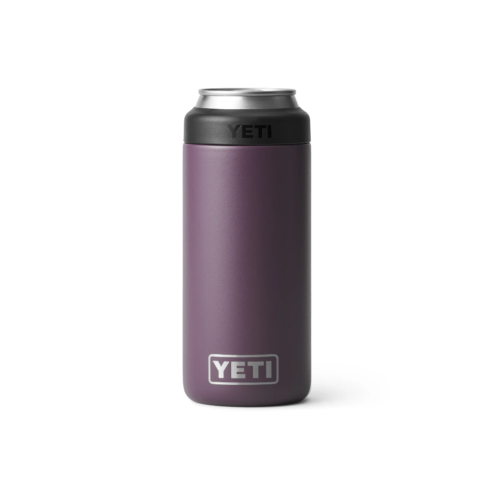 Yeti Rambler 12 oz Colster Slim Can Cooler - Insulated Stainless Steel Beer Can Holder for Camping, Tailgating & Outdoor Adventures