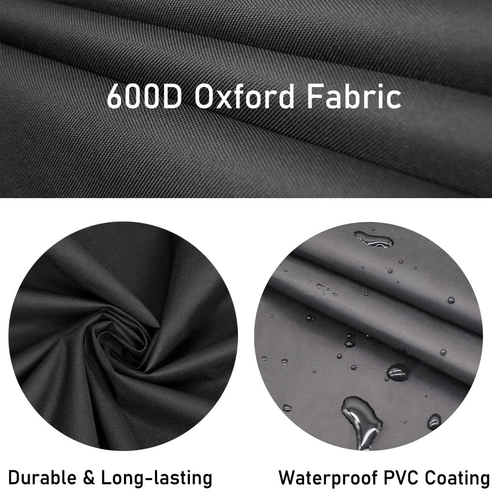 **Heavy Duty Waterproof Grill Cover for Weber Traveler 9010001 & Coleman Roadtrip X-Cursion – Universal Fit for Portable Gas Grills & Razor Griddle GGC2030M – Outdoor BBQ, Camping, and Tailgating Protection**